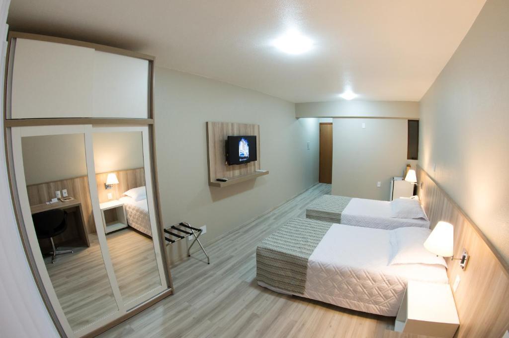 Aquarius Hotel Flat Residence Santa Cruz do Sul Rum bild