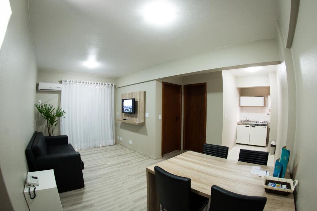 Aquarius Hotel Flat Residence Santa Cruz do Sul Rum bild